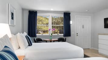 Standard Double Room, 2 Double Beds, Refrigerator | Desk, free WiFi, alarm clocks