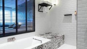 Free toiletries, hair dryer, towels