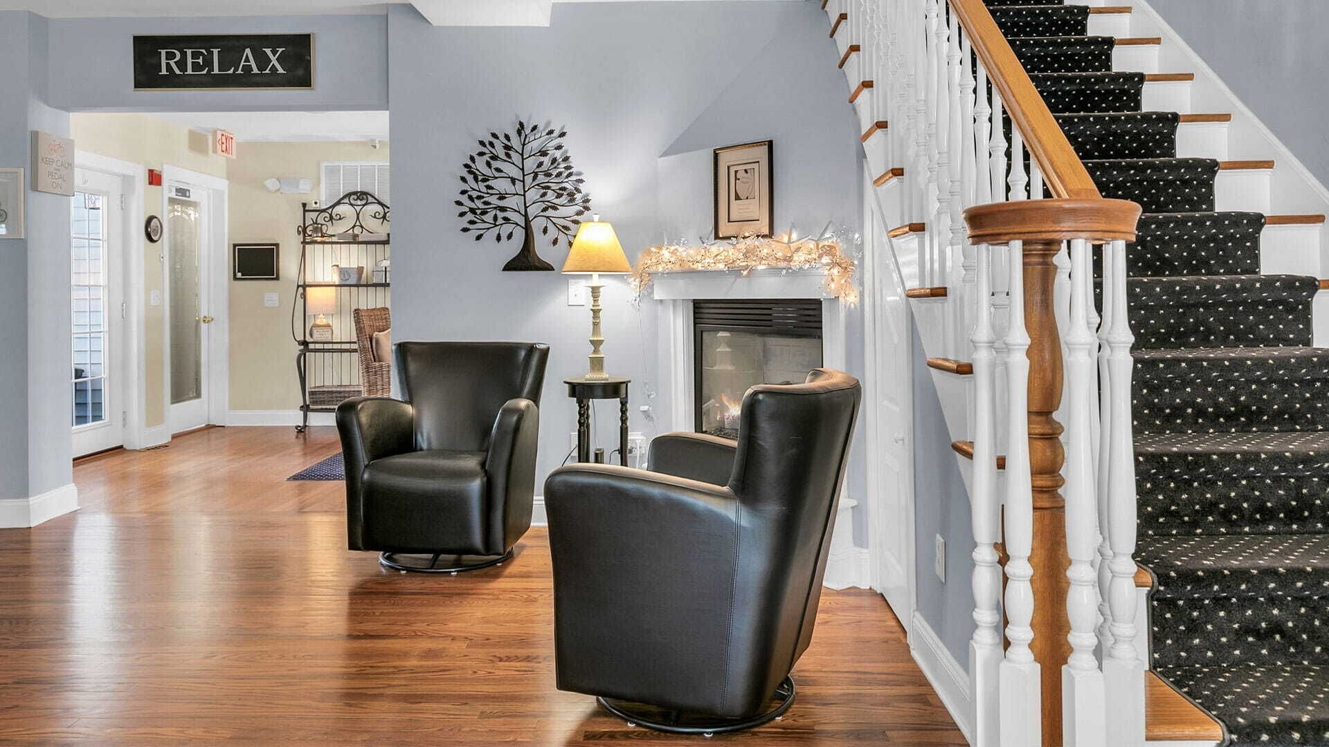 Sala de estar en el lobby