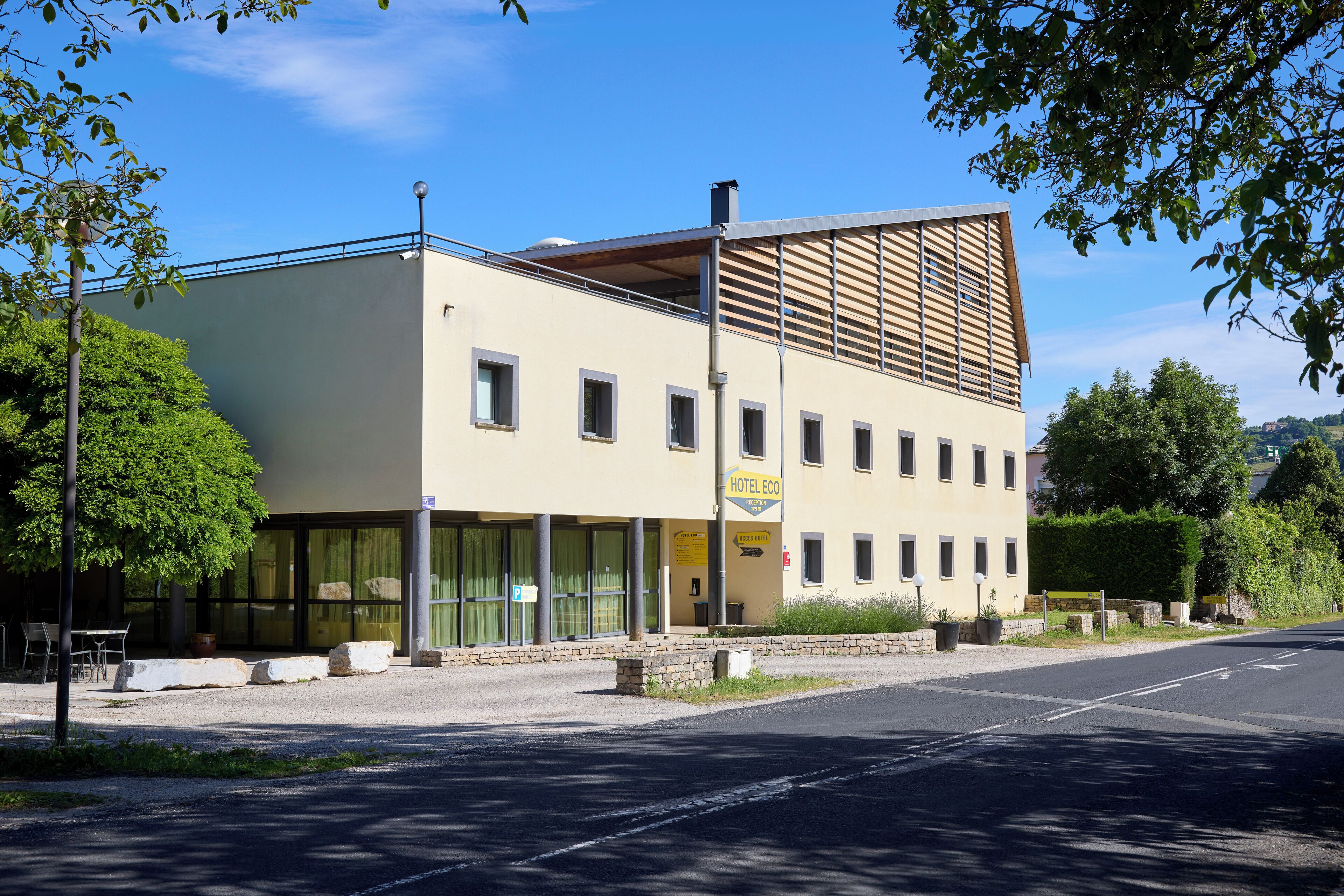 Voorkant van accommodatie