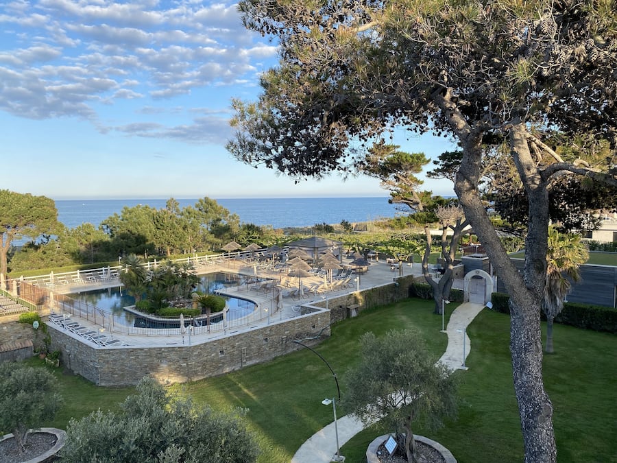 Vue depuis l’hébergement