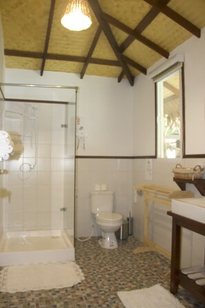 Executive Suite, 1 Bedroom, Accessible, Refrigerator | Bathroom | Shower, designer toiletries, hair dryer, slippers - Gecko Lipe Resort (Koh Lipe)
