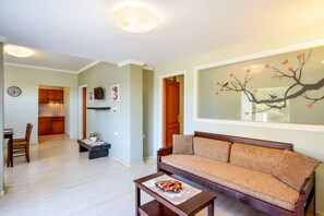 Apartment, 2 Bedrooms | Living area | TV - Poseidon Apartments (Chania)
