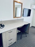 Standard Double Room | Desk, blackout drapes, iron/ironing board, free WiFi