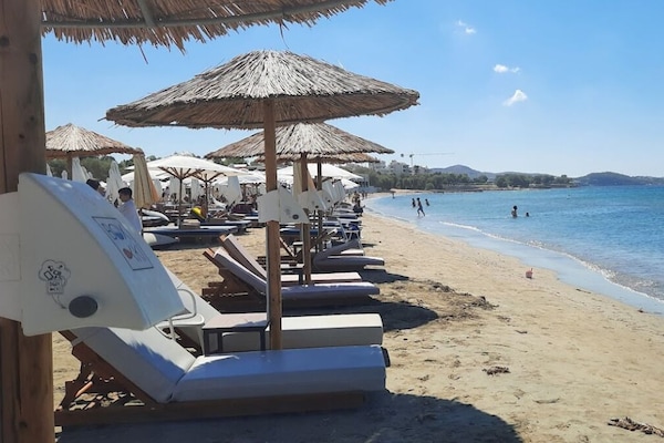 Private beach nearby