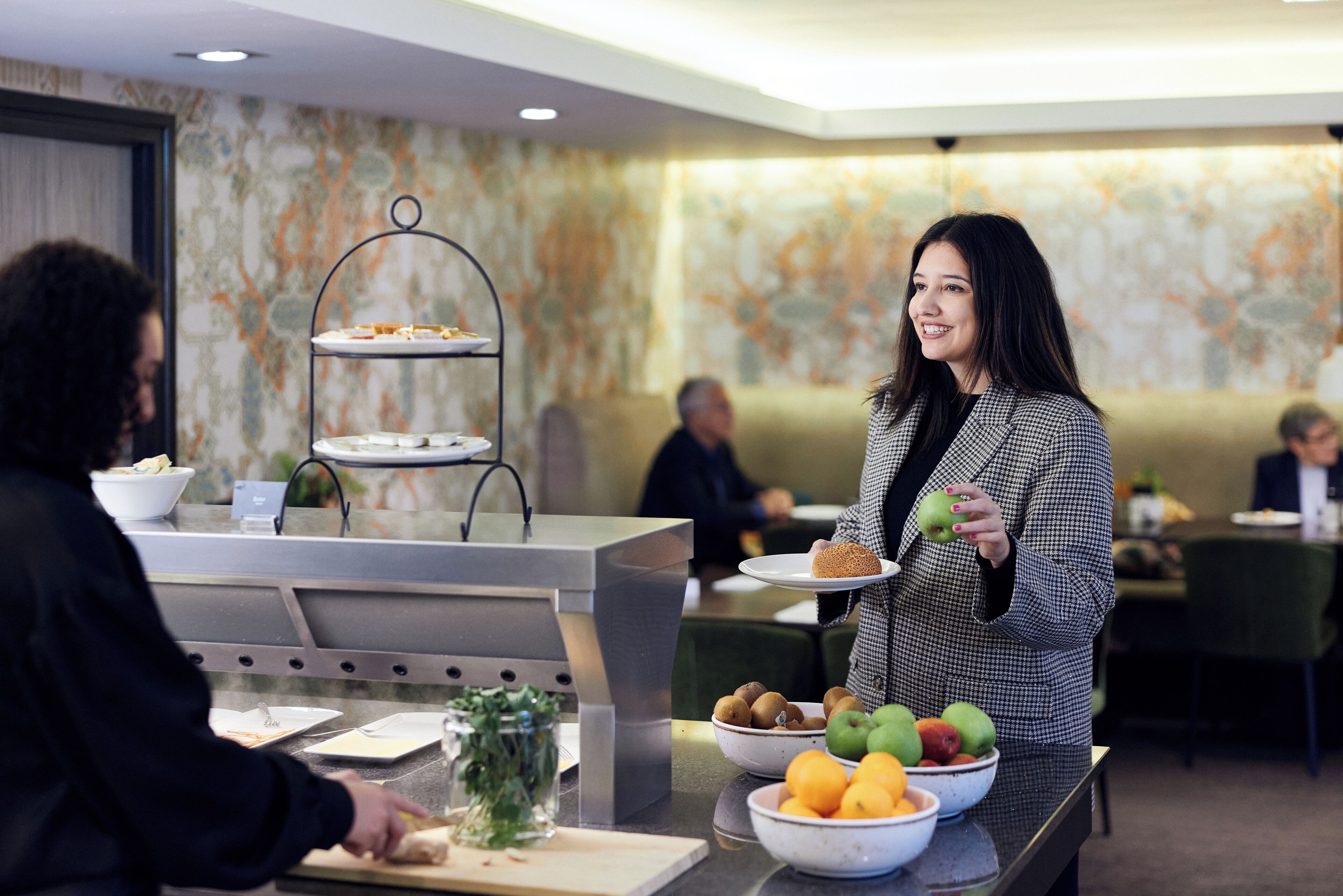 daily buffet breakfast (eur 19.50 per person)