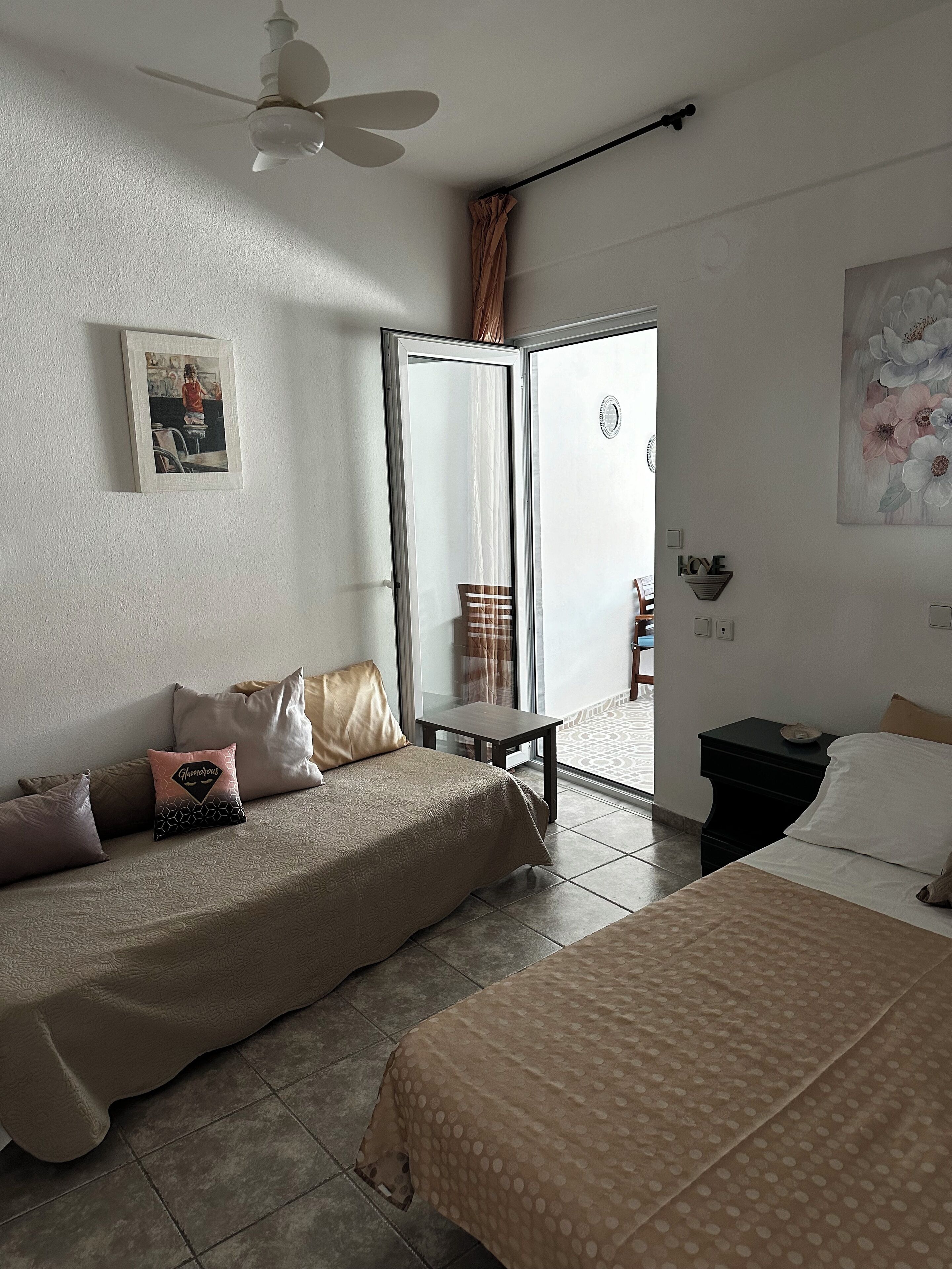 Estudio familiar | 1 habitación, sábanas de algodón egipcio y ropa de cama de alta calidad 