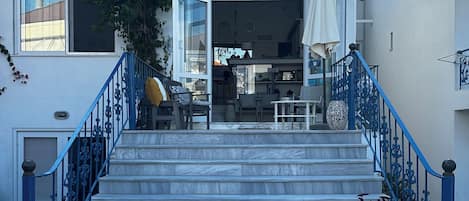 Entrada de la propiedad