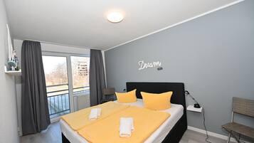 Standard-Apartment, 2 Schlafzimmer | Bügeleisen/Bügelbrett, Babybetten, kostenloses WLAN