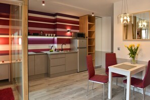 Apartment, 1 Bedroom | Individually decorated, individually furnished, iron/ironing board - La Gioia Kazimierz Modern Apartments (Kraków)