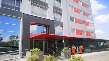 Voorkant van accommodatie