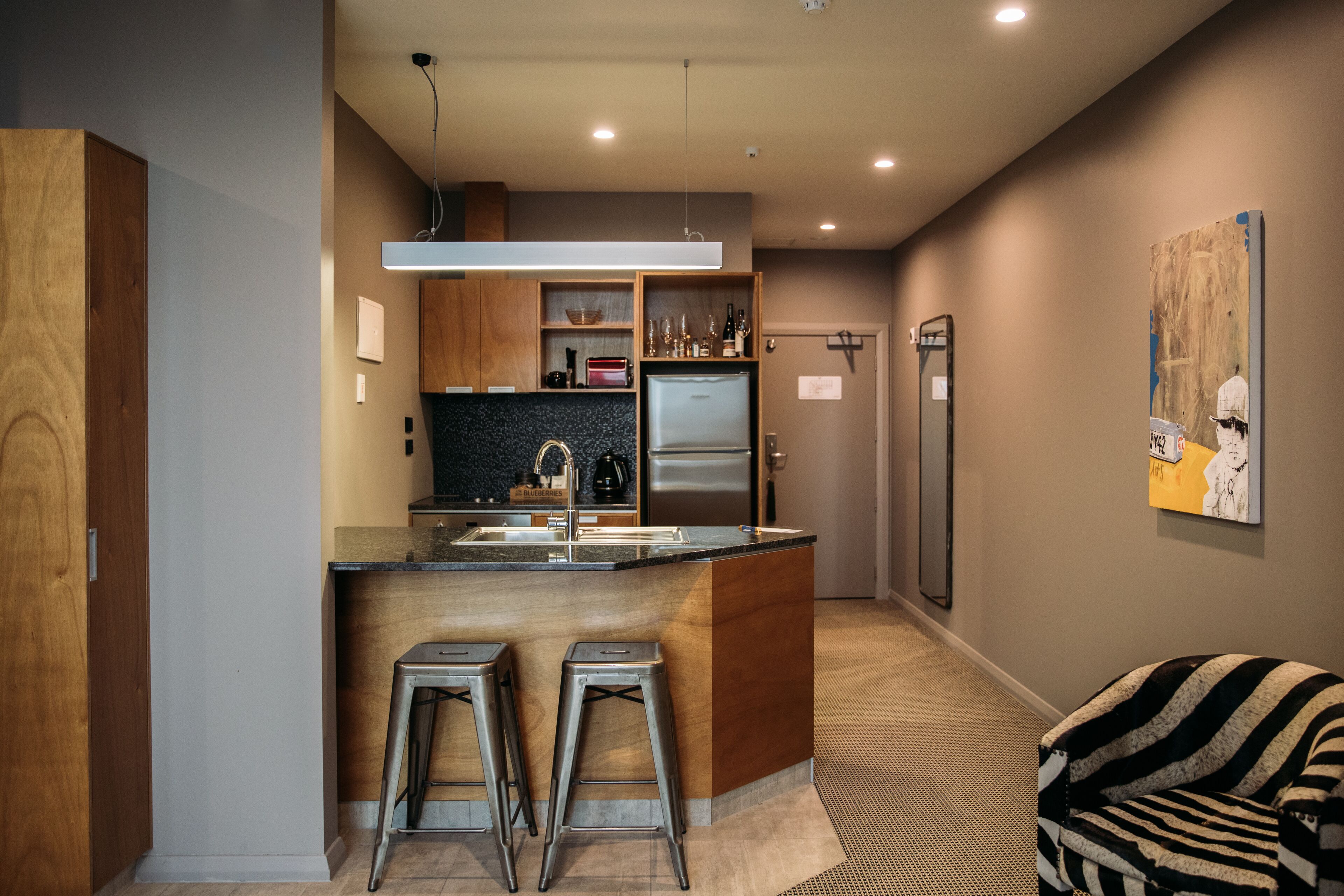 queen victoria suite | private kitchen | fridge, microwave, coffee/tea maker, electric kettle