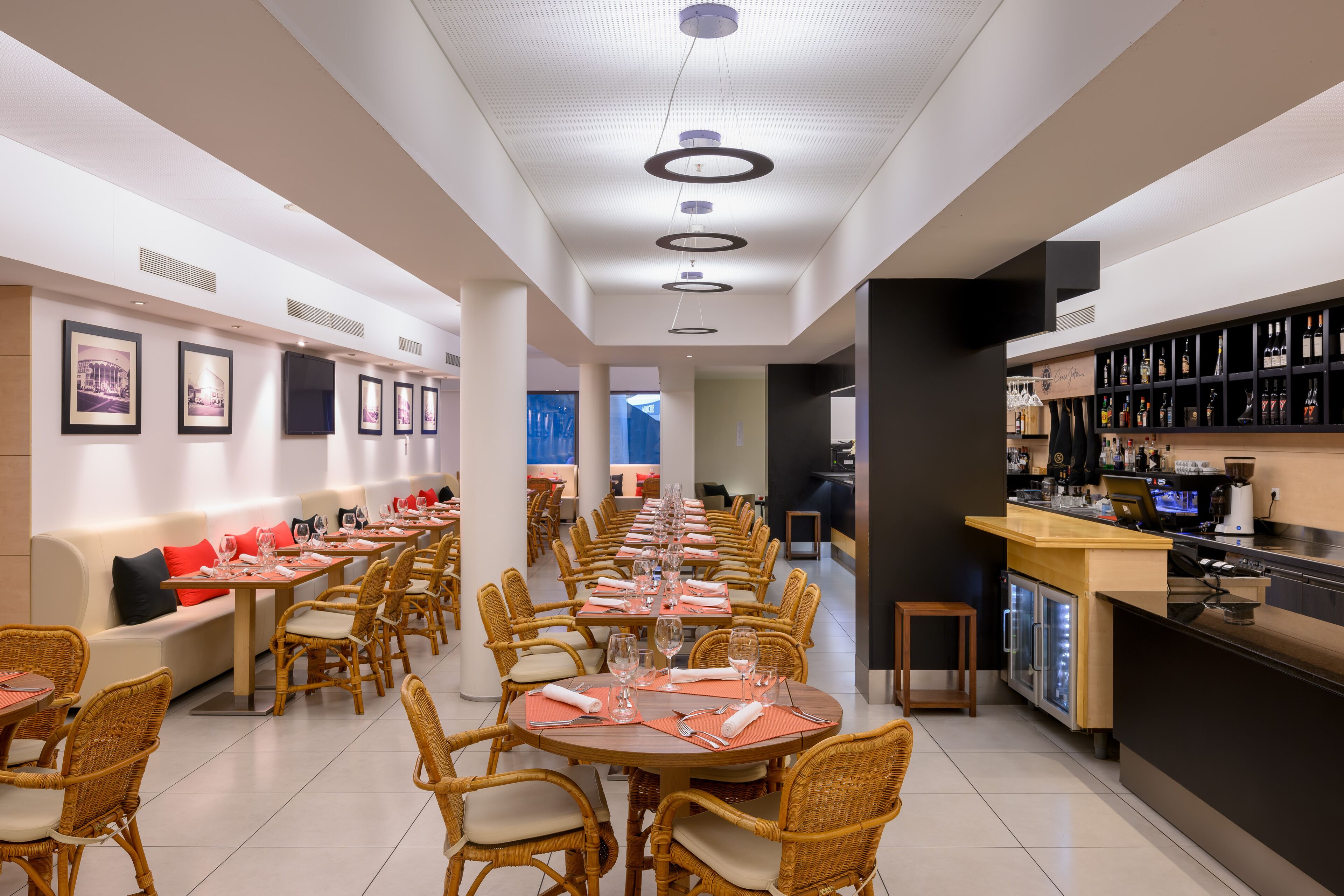 breakfast, lunch and dinner served