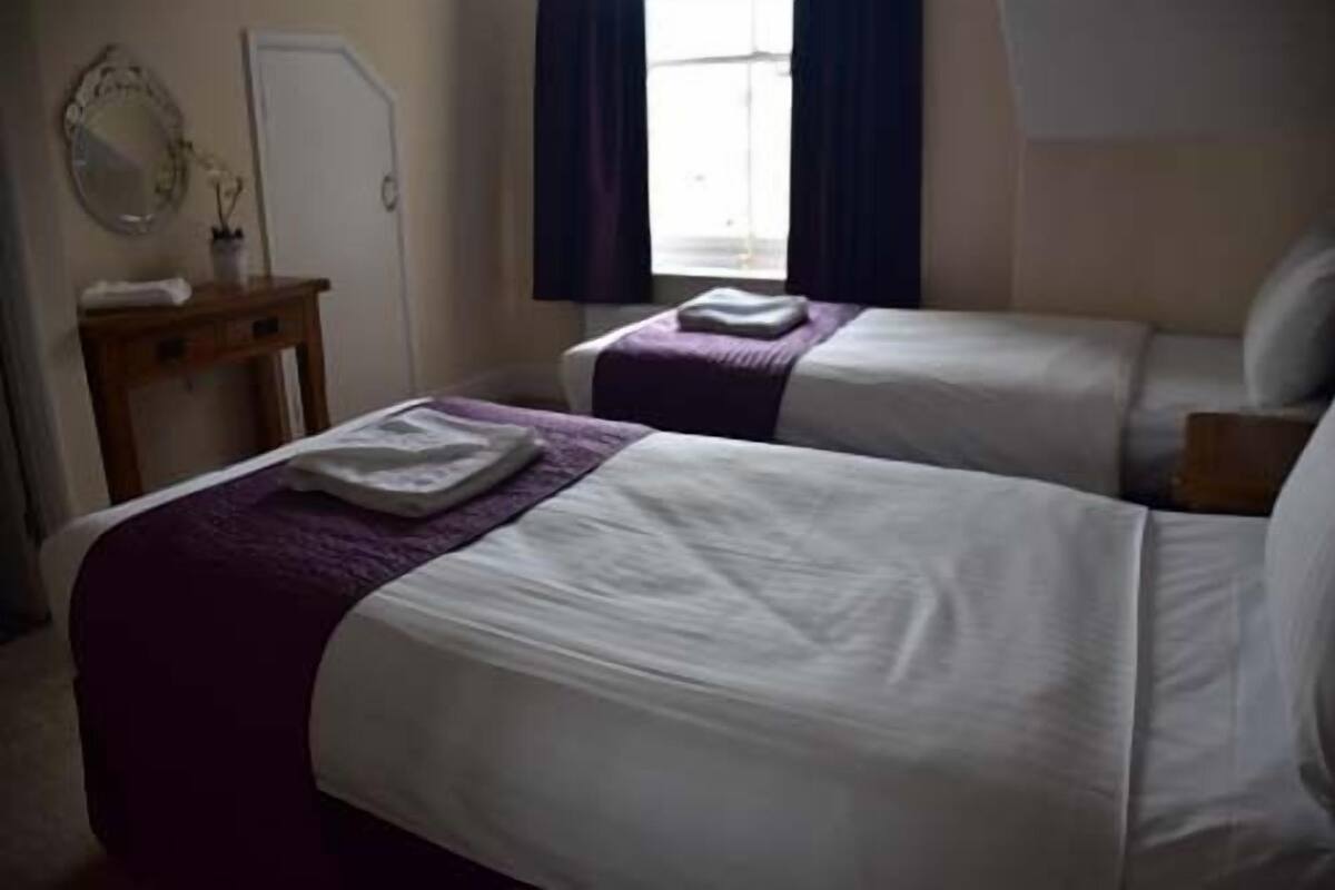 Twin Room, 2 Twin Beds, Non Smoking | Soundproofing, iron/ironing board (on request), WiFi (free), bed sheets