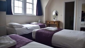 Family Room, Multiple Beds, Non Smoking | Soundproofing, iron/ironing board (on request), WiFi (free), bed sheets - Stones Hotel Bar & Restaurant (Minehead)