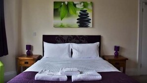 Family Room, Multiple Beds, Non Smoking | Soundproofing, iron/ironing board (on request), WiFi (free), bed sheets - Stones Hotel Bar & Restaurant (Minehead)