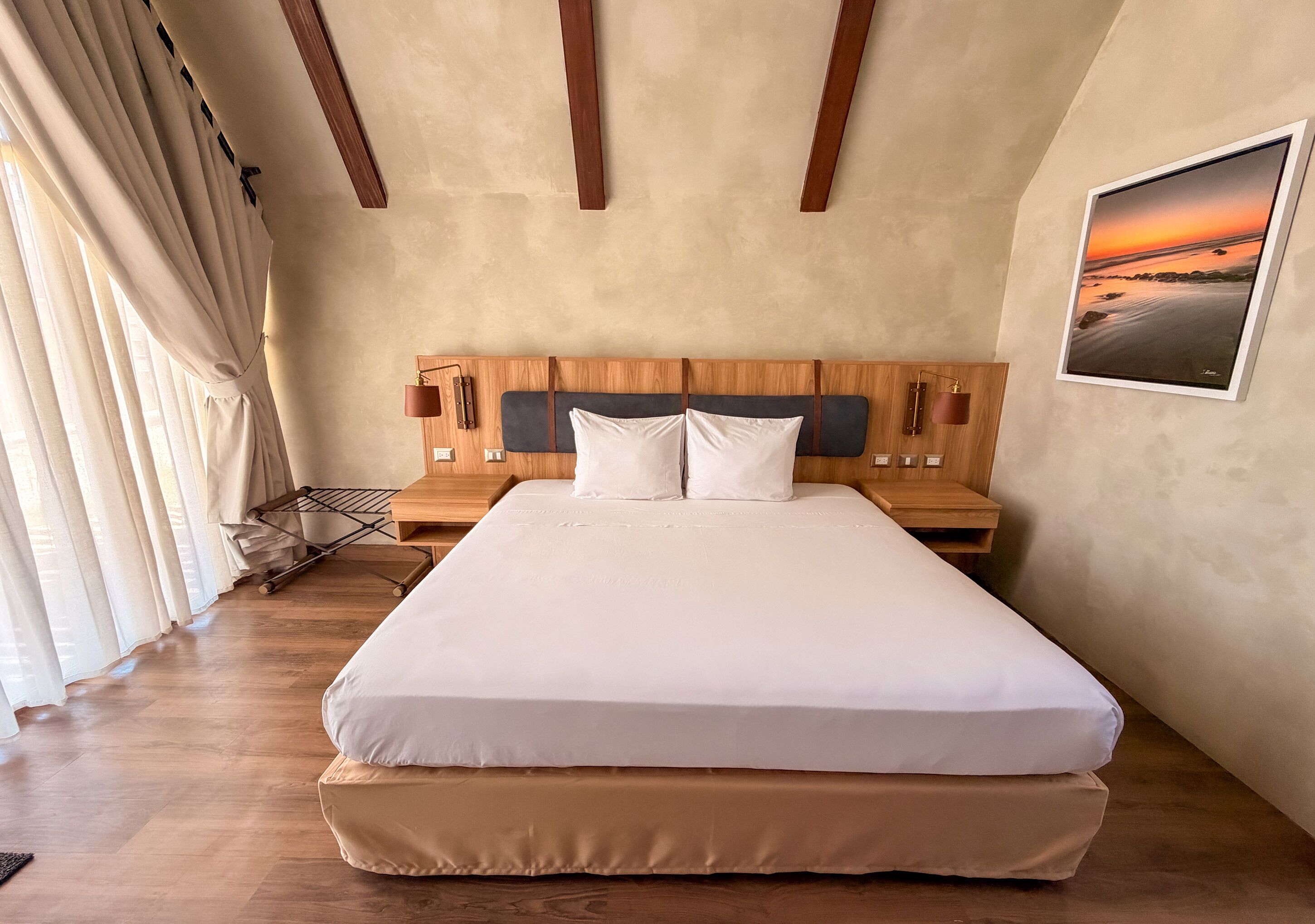 Deluxe-Chalet, 1 King-Bett, eingeschränkter Meerblick (Junior Tent)