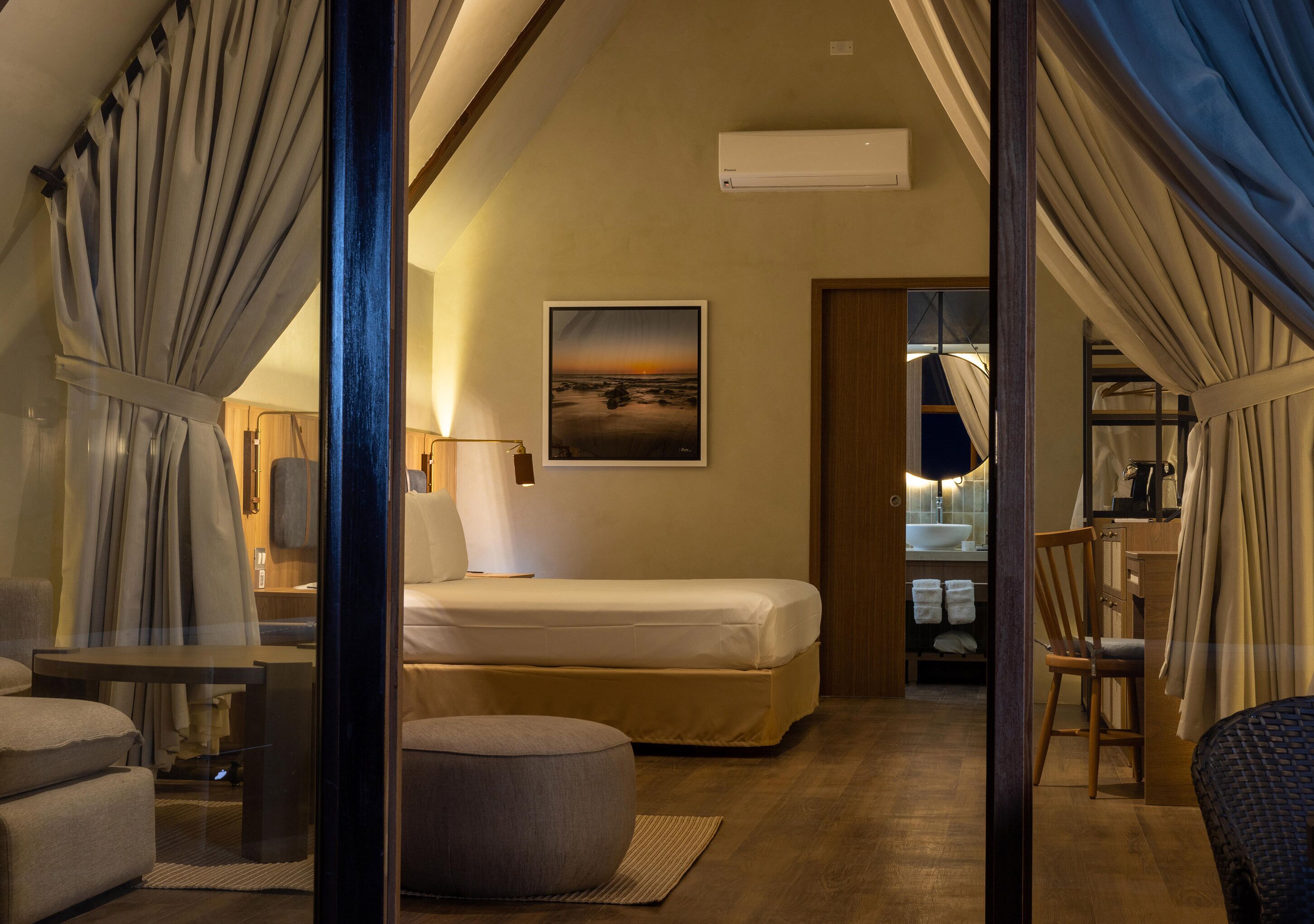 Premium chalet, 1 kingsize bed, uitzicht op zee (Superior Tent) | Een minibar, een kluis op de kamer, gratis wifi, beddengoed