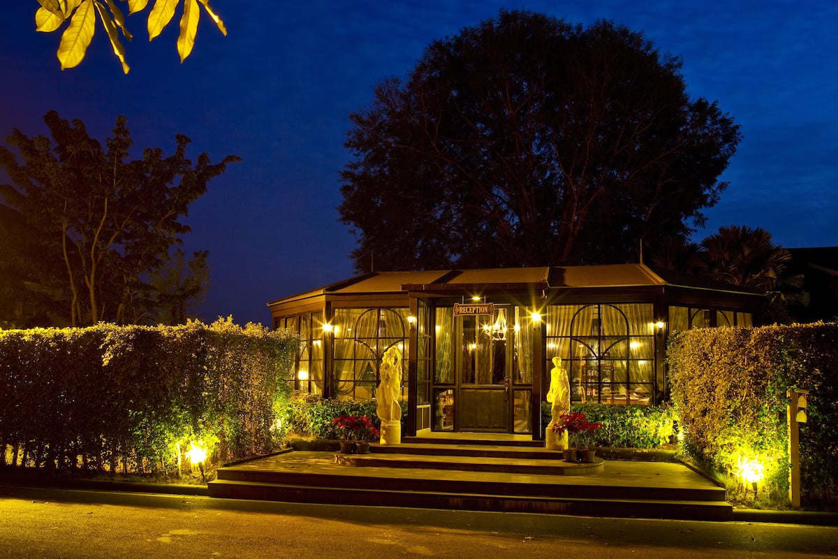 front of property – evening/night