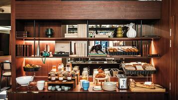 Daily continental breakfast for a fee
