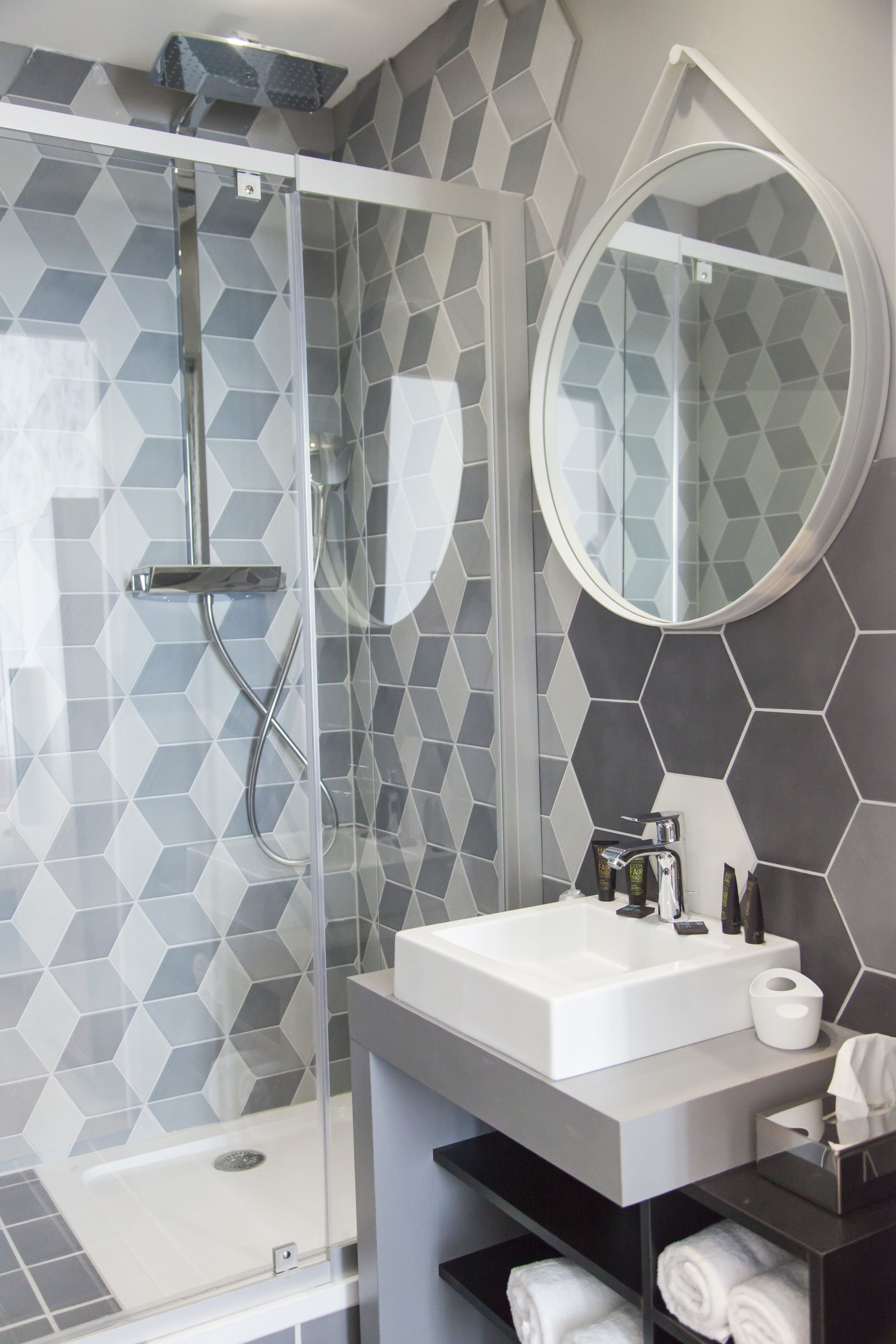 superior double or twin room | bathroom | designer toiletries, hair dryer, towels