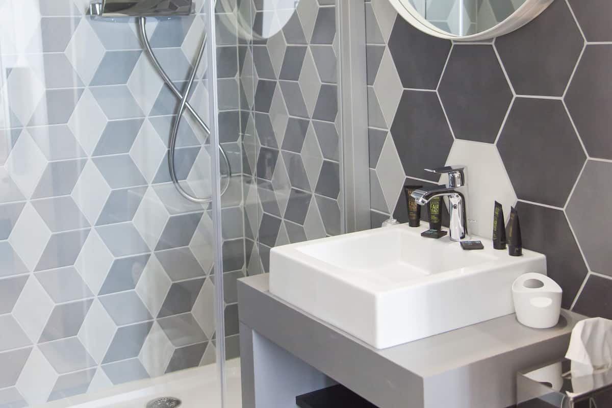superior double or twin room | bathroom | designer toiletries, hair dryer, towels