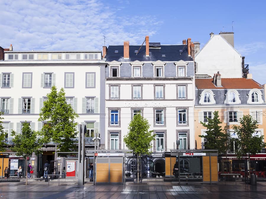 Majoituspaikan julkisivu