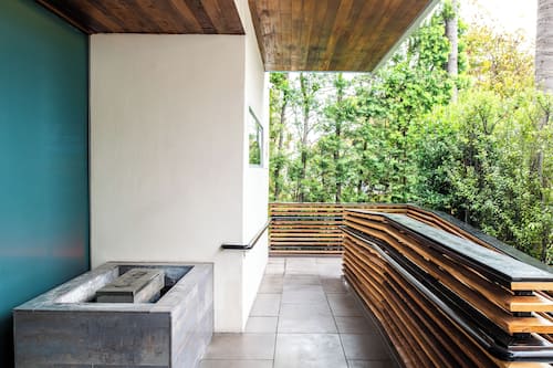 Façade de l’hébergement