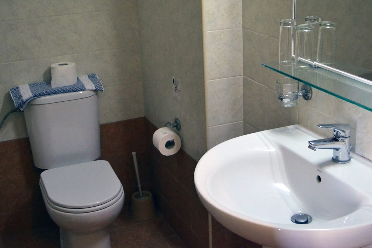 classic twin room, 2 single beds | bathroom | shower, free toiletries, hair dryer, towels