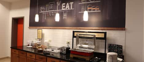 Free daily buffet breakfast