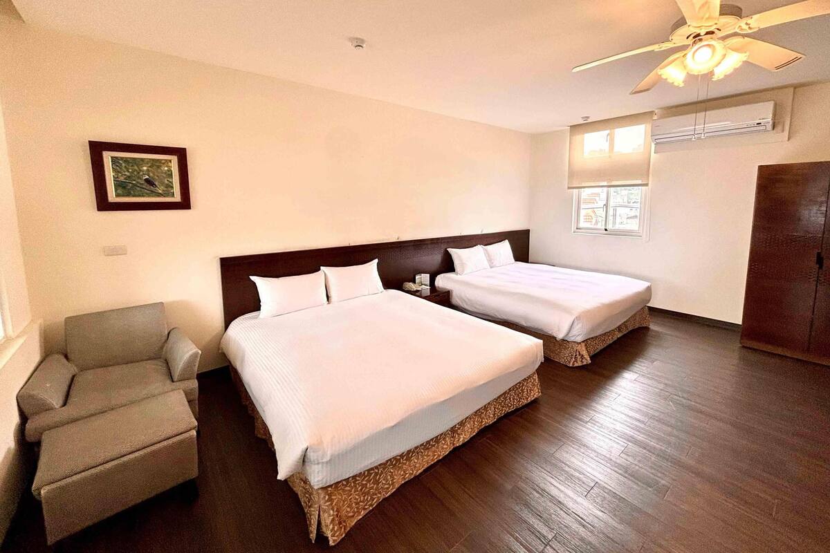 Deluxe Quadruple Room | 1 bedroom, premium bedding, down comforters, desk