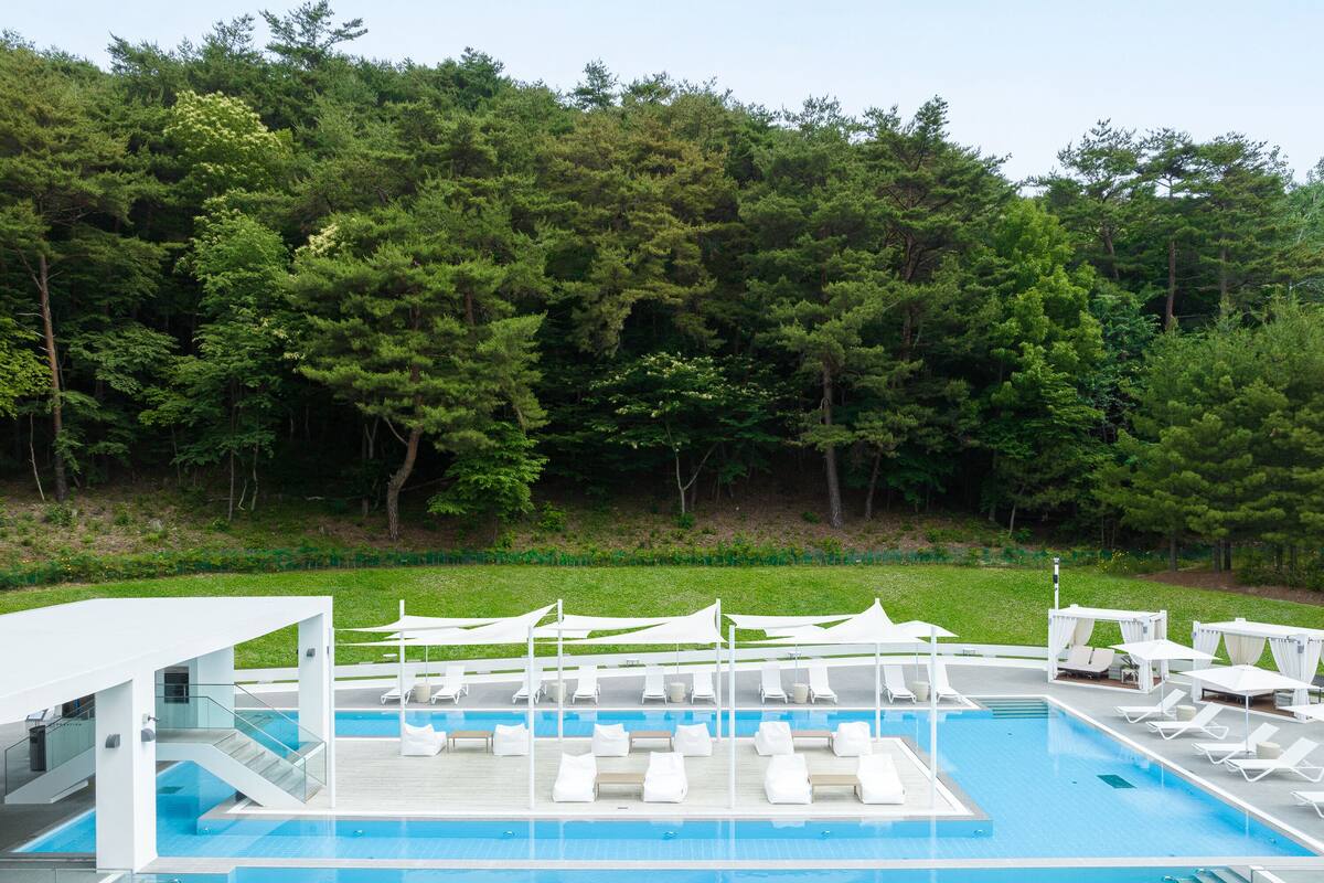 豪華三人房 (Pool Access for 2) | 書桌、遮光布/窗簾、免費無線上網