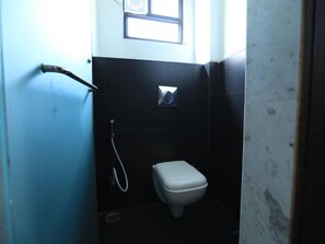 샤워 시설, 레인폴 샤워기, 고급 세면용품, 헤어드라이어