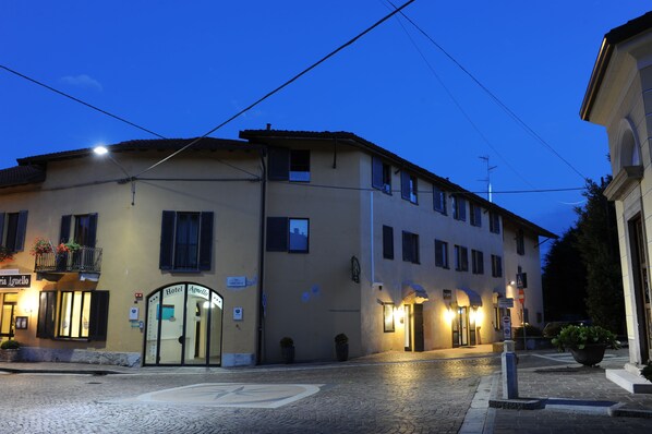 Front of property – evening/night