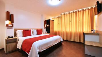 Economy Double Room, 1 Bedroom | Down duvets, pillow-top beds, minibar, desk