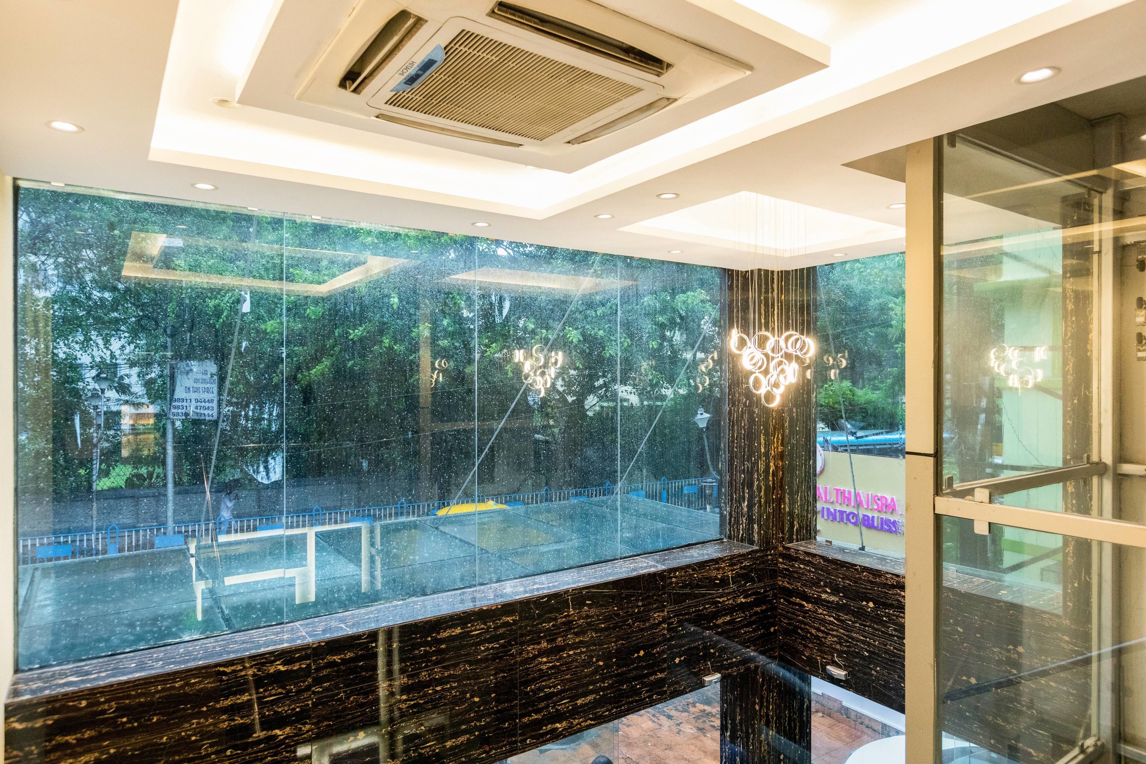 Blick von der Unterkunft