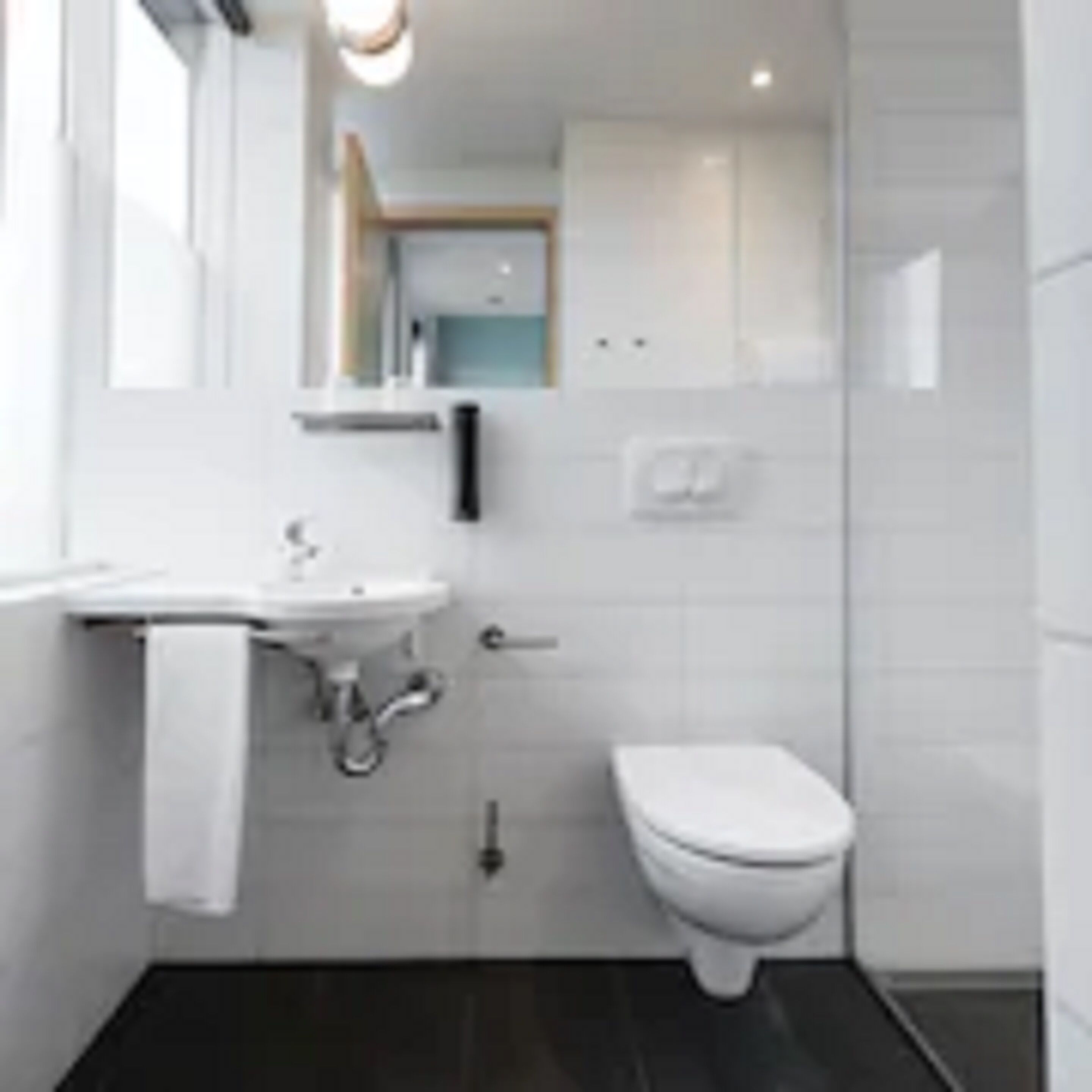 superior room | bathroom | shower, rainfall showerhead, free toiletries, hair dryer