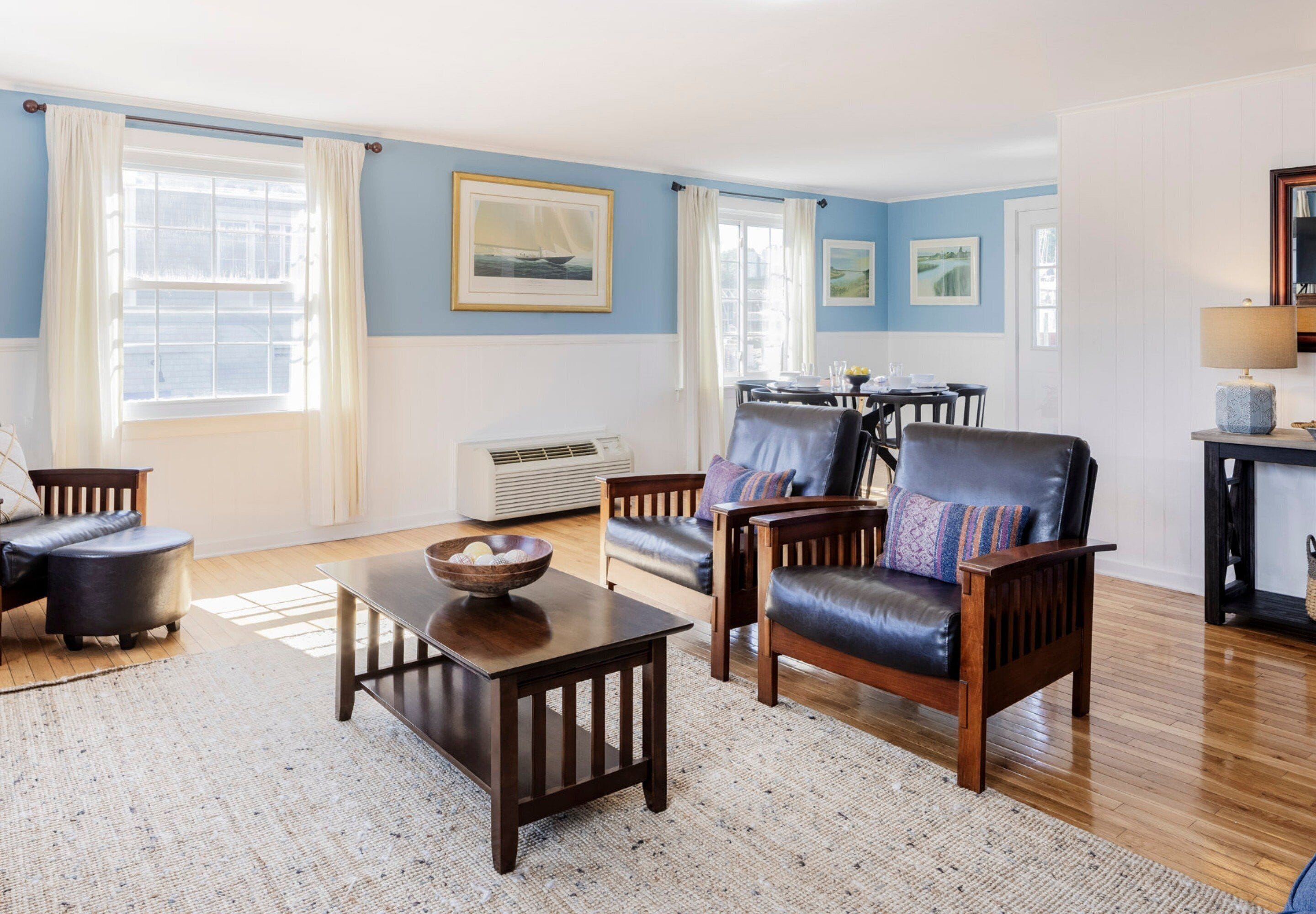 room, 2 queen beds (wharf house suite) | living room | 32-inch flat-screen tv with cable channels, tv, dvd player