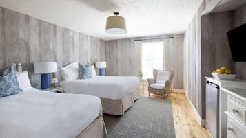Værelse - 2 dobbeltsenge (Wharf House DBL - DBL) | Italienske lagner fra Frette, premium-sengetøj, individuelt design