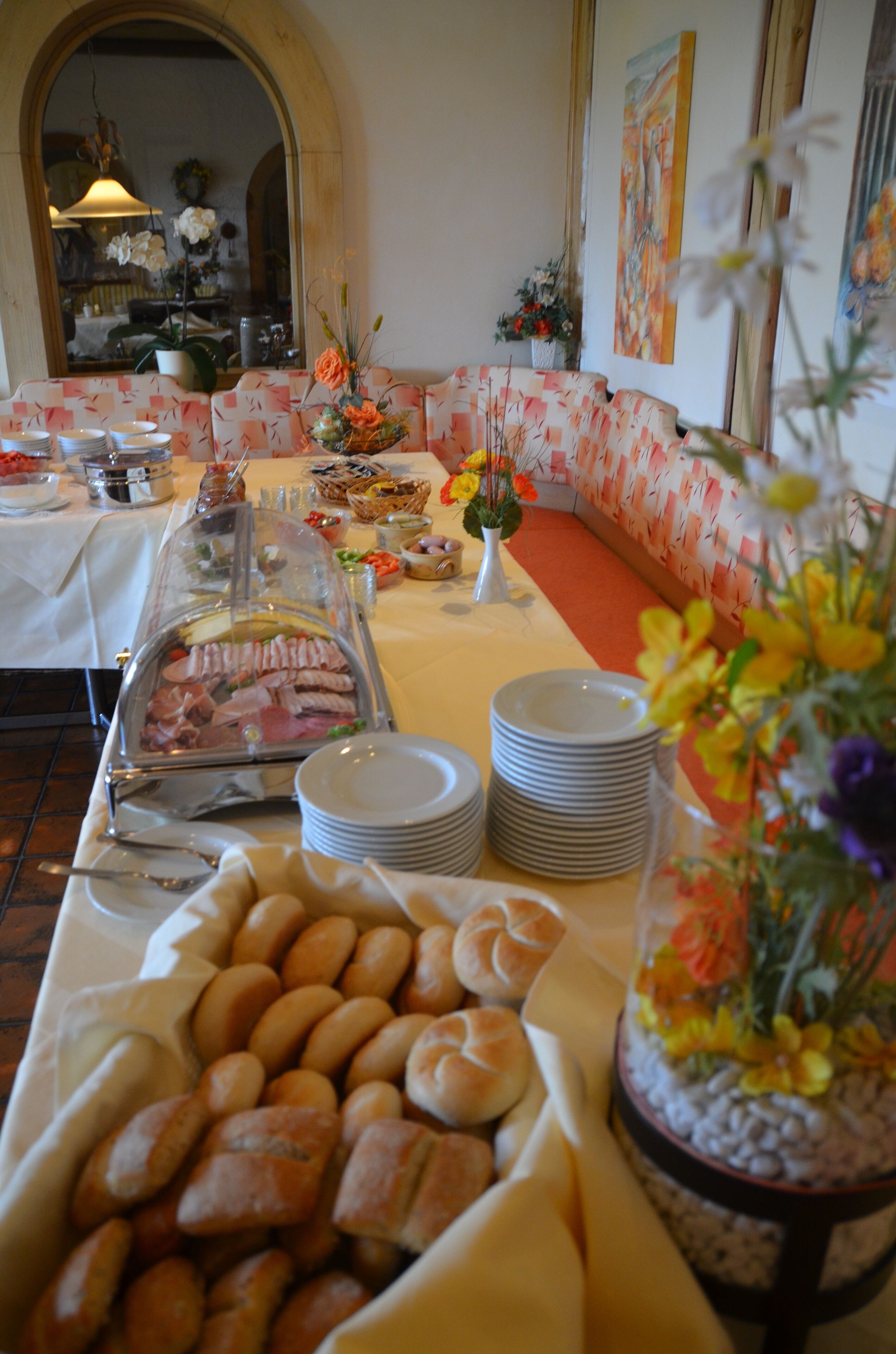 daily buffet breakfast (eur 10 per person)