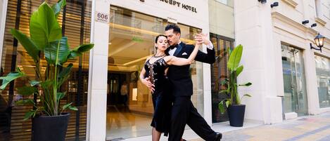 Fachada de la propiedad