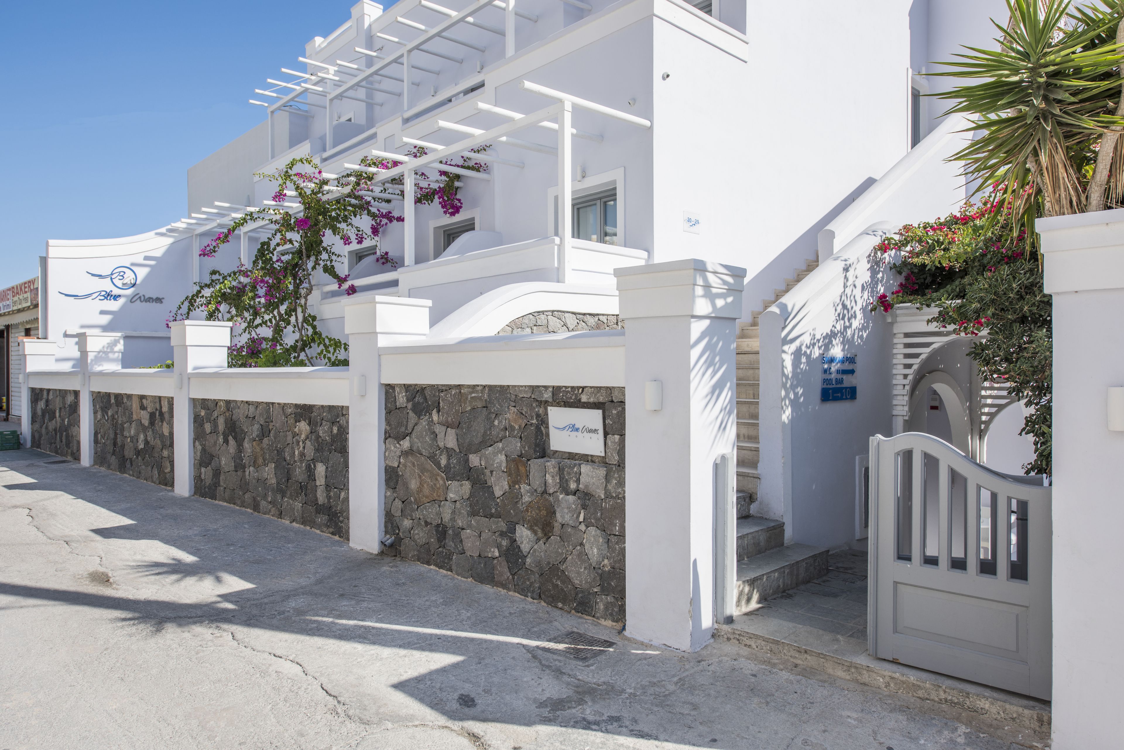 Entrada de la propiedad