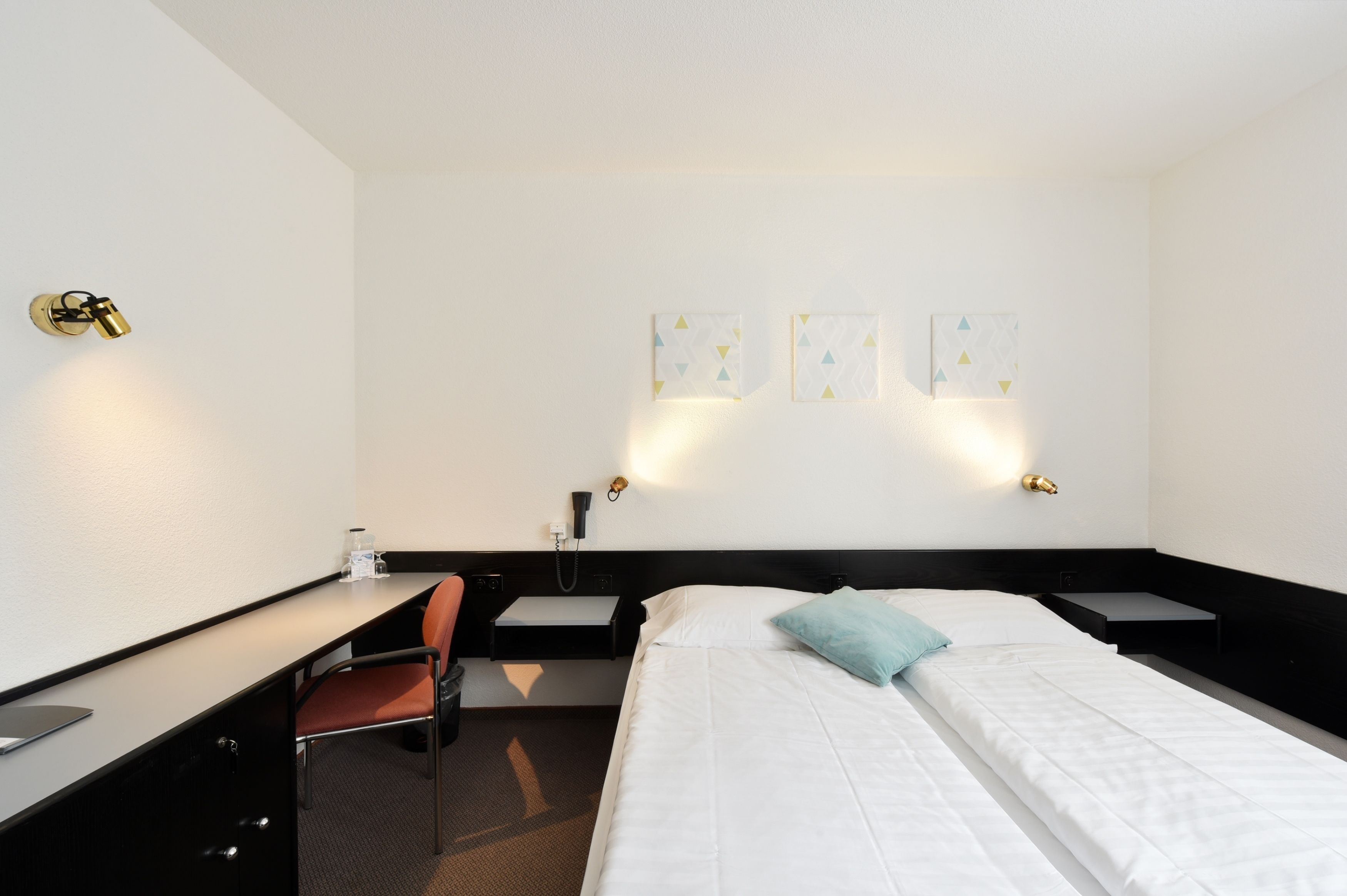 standard double room | in-room safe, desk, laptop workspace, free cots/infant beds