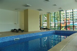 Indoor pool, outdoor pool