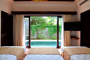 Deluxe Room, 1 Bedroom | View from room - New Pondok Sara Villas (Seminyak)