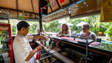 Poolside bar