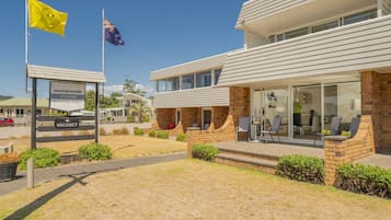 Majoituspaikan julkisivu