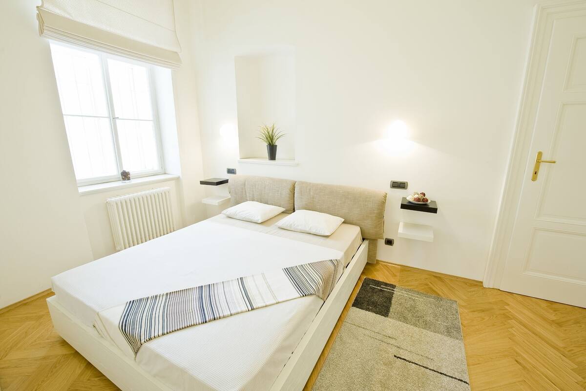 Apartment, 1 Schlafzimmer (Number 5) | 1 Schlafzimmer, Bügeleisen/Bügelbrett, kostenlose Babybetten