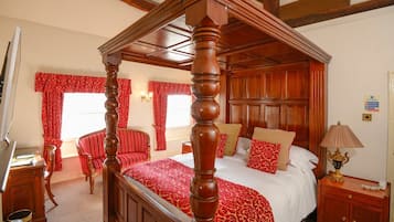 Individually decorated, individually furnished, desk, iron/ironing board