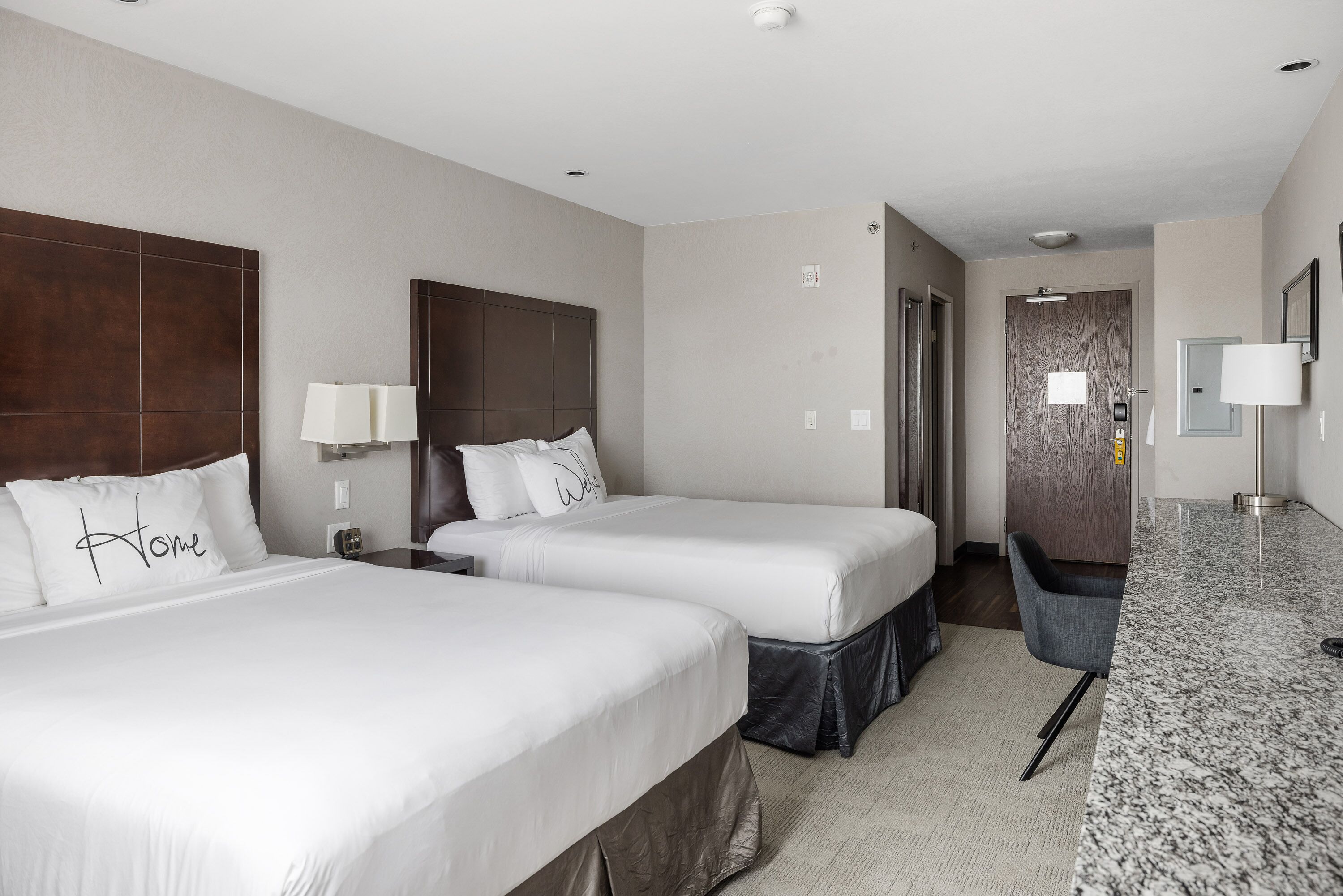 standard room, 2 queen beds | premium bedding, desk, laptop workspace, blackout curtains